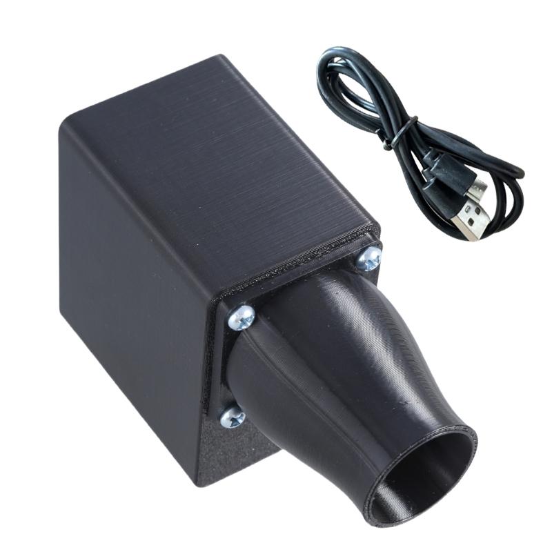 

USB C 5V Air Blower BBQ Fan Blower Speed Controller 6000RPM Portable Fire Blower Grill Fire Starter Blower Fan for BBQ