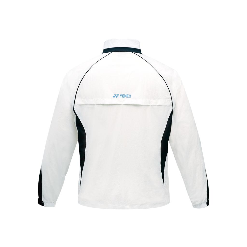 Yonex 253Wu003U White Unisex Color Block Point Training Jacket