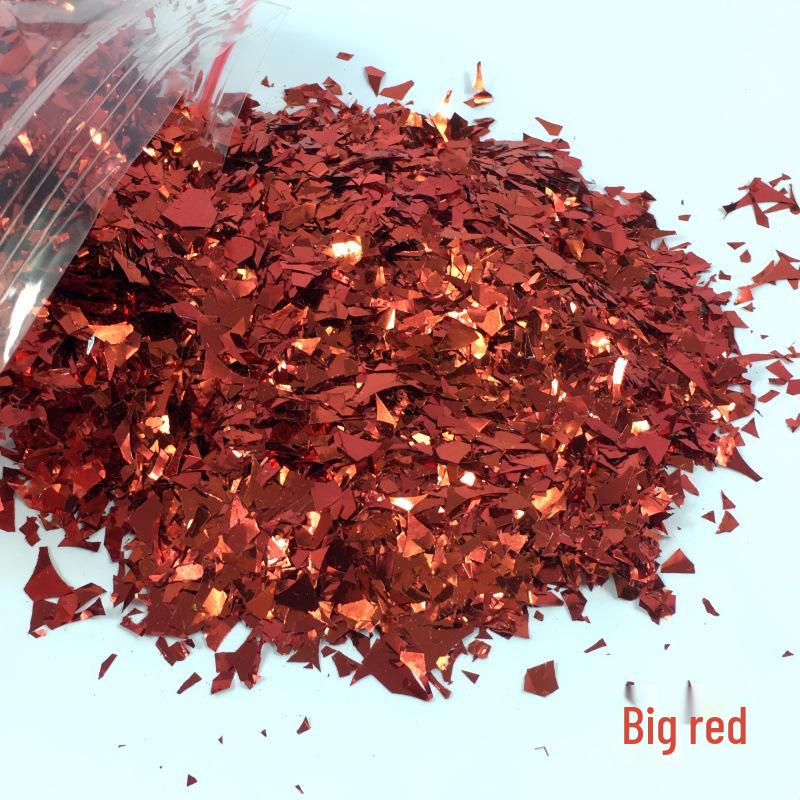 DIY Irregular Nail Shell Paper Fragments – 10g Bag for Slime, Epoxy Resin, Crafting.