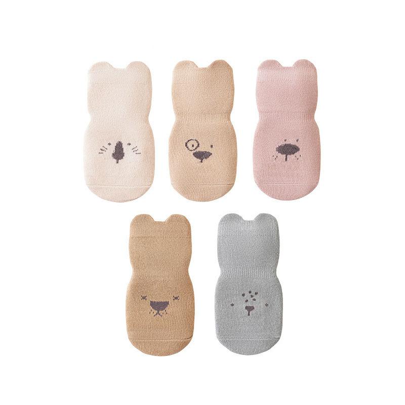 Babysocken Mädchen Jungen Druck Dick Frottee Kleidung Neugeborenen Zubehör Kinder Kleinkinder Hausschuhe Geschenk Kleidung Säuglingssachen
