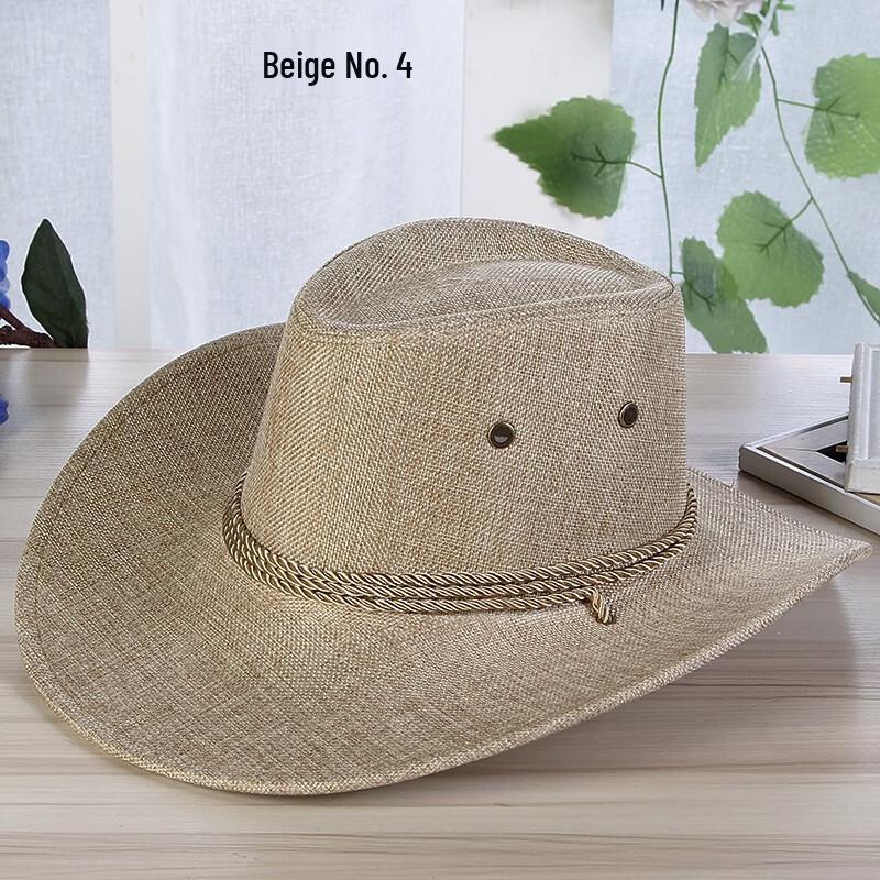Linen Straw Cowboy Sun Hat (2-Pack)