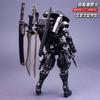 22Cm Super Black Warrior Sc001 Snake Eyes Action Figure 1/10 Mecha Ninja Articulated Figure Finished Model Collection Toys Hobby