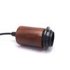 Extension 1.2m 2m Lamp Shade Ring Holder Solid Wood E27 Pendant Light Base Cord E26 Light Socket with Socket Ring for Lighting