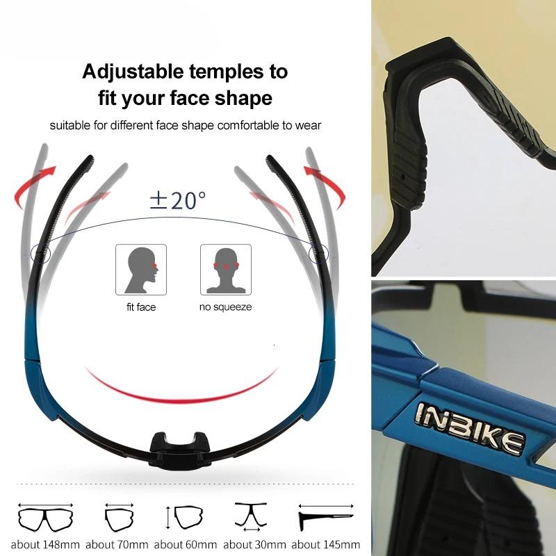 Neue photochrome Radsport-Sonnenbrille Professionelle Rennrad-Brille für Herren Fahrrad Winddichte Sandbrille Fahrradbrille UV-Schutz Antibeschlag