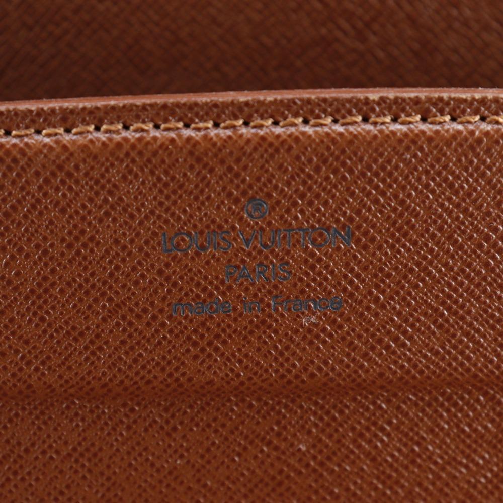 Louis Vuitton Prezidentský kufr M53012 vintage Aktovka Hnědá Monogramová plátnovina unisex Použitý