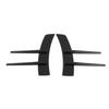 2 Pcs Gloss Black Front Bumper Side Spoiler ABS Body Spoiler Canard Universal for Car