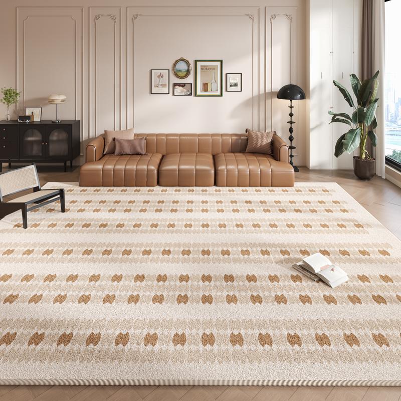 Cream Style Rugs for Bedroom Large Area Living Room Decoration Plush Carpet Study Anti-slip Floor Mat Home Thick Fluffy Soft Rug