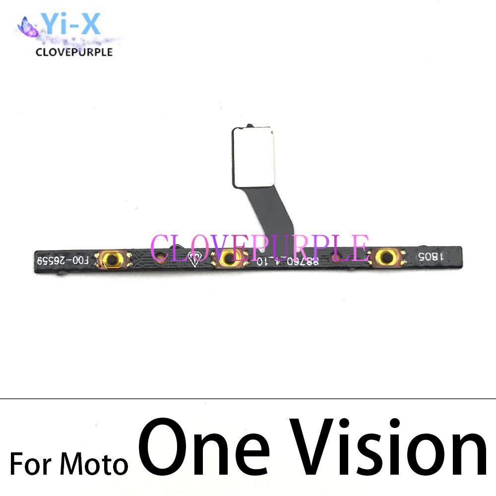 

1 шт. новый гибкий кабель для боковой кнопки включения и выключения громкости для Motorola Moto One Fusion Plus Action Hyper Macro Vision Zoom/One 5G