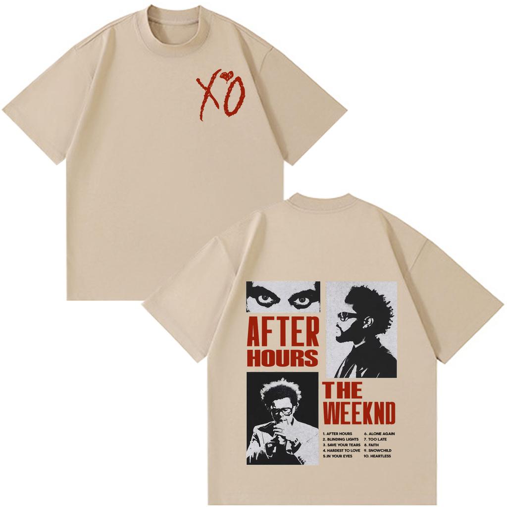 The Weeknd After Hours Til Dawn 2026 Tour Printt Shirt Unisex Unisex Fashion Tshirt Summer Cotton Loose Hiphop Tshirts Streetwear