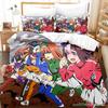 Lindo Conjunto de Roupa de Cama Derby Solteiro Twin Casal Queen King Size Conjunto de Cama para Quarto de Adulto Criança Conjuntos de Capa de Edredom Parure De Lit Anime Cama