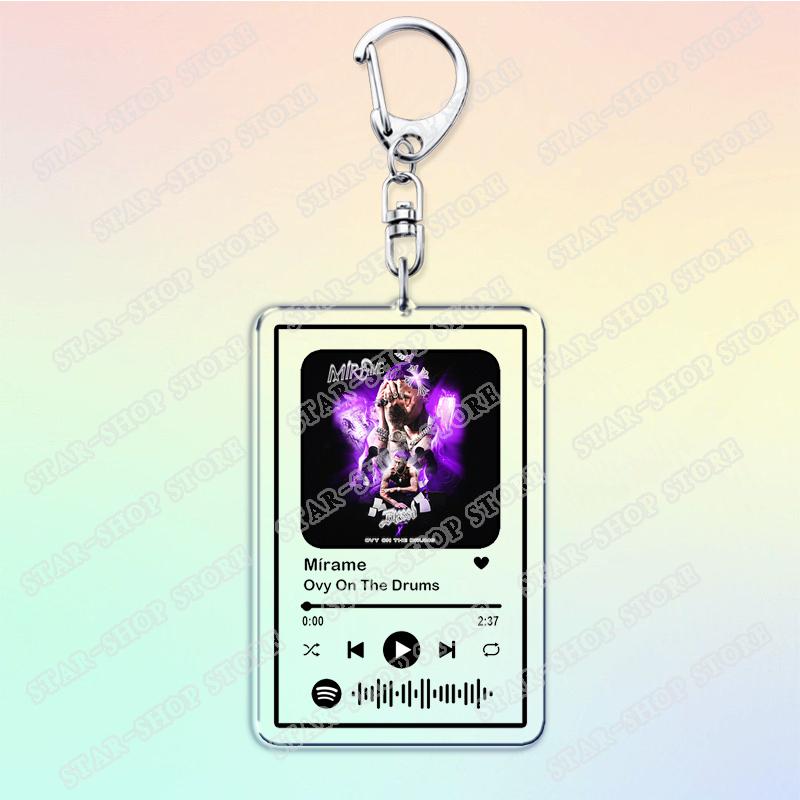 

Popular Musician Band Music Keychains for Women Accessories Bag Cool Percussion Keying Jewelry Fans Gifts