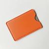 Ultra-Thin RFID Card Holder RFID Blocking PU Leather Credit Card Sleeve Soft Lining Anti-Demagnetization Leather Card Sleeve