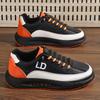 Spring New Thick-soled Men's Board Shoes Fashionable Casual Shoes Work Single Shoes Men's Shoes Leather Youth Trendy Shoes