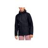 Under Armour Solid Color Sports Windproof Breathable Hooded Jacket Women Jacket Black 1350954-001