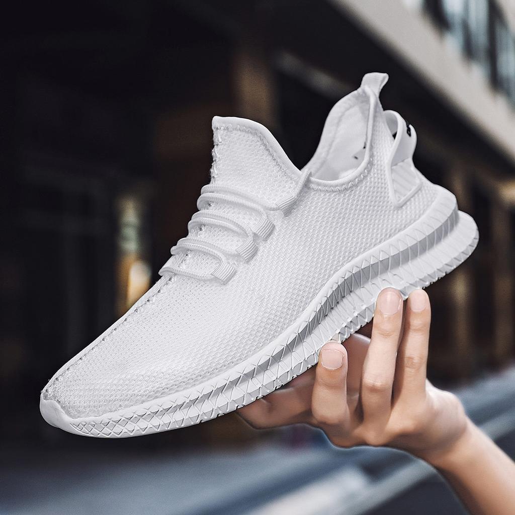 2021 Summer Shoes Men's Sports Shoes Breathable Fly-woven Casual Low-top Ins Trendy Coconut Shoes Men's Shoes