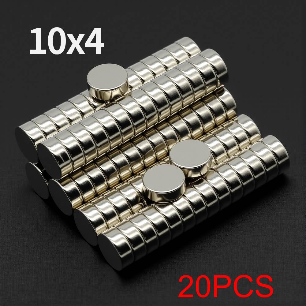 10x4mm Powerful Neodymium Magnet N35 NdfeB Permanent Magnetic imanes Round Super Strong Fridge Magnets DIY
