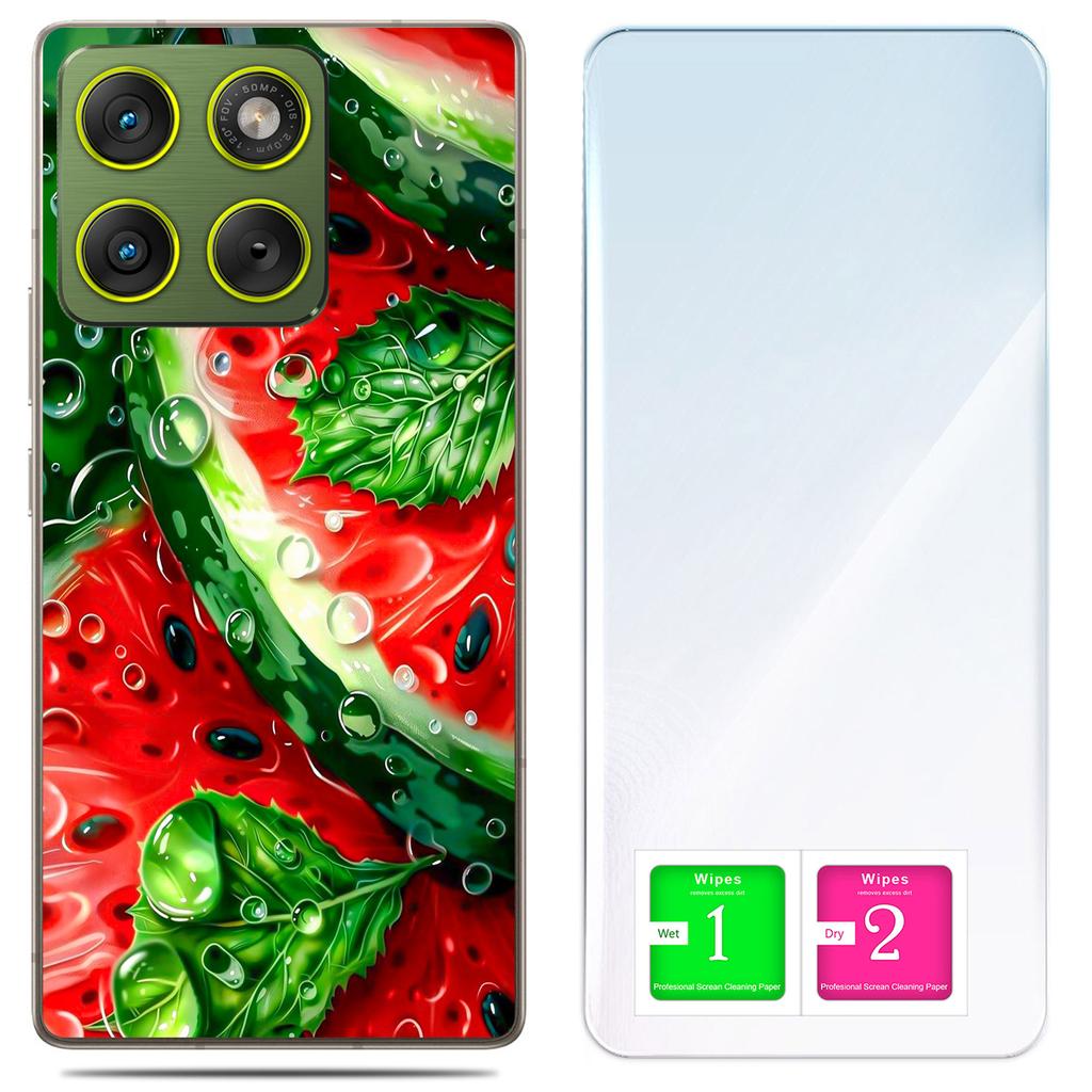 Etui Do Motorola Edge 70 Obudowa Foto Case Plecki Grafika Arbuz + Szkło