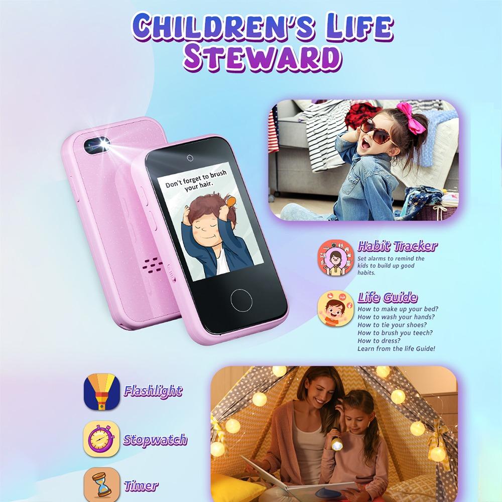 

Dual Camera Children s Electronic Toy Mobile Phone HD Photo Recording for Children s
