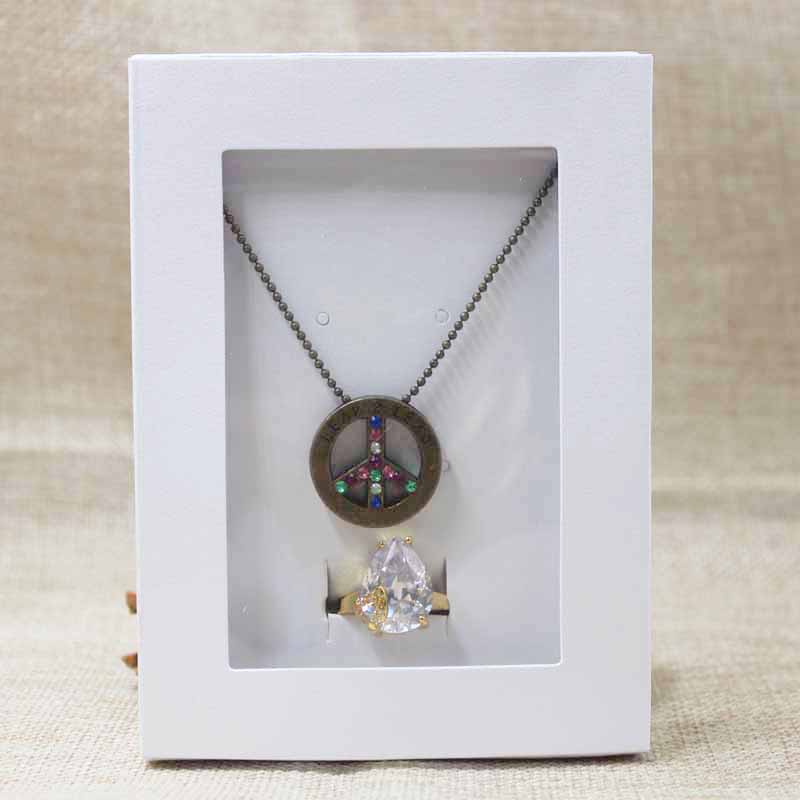 10pcs Kraft/beige/pink Gift Jewelry Package& Display Window Box DIY Slide Box for Wedding Favors/products Display Show