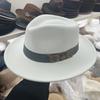 Autumn And Winter New British Style Wool Light Luxury Top Hat Women'S Fashion Ethnic Style Jazz Hat Men'S Retro Gentleman'S Hat