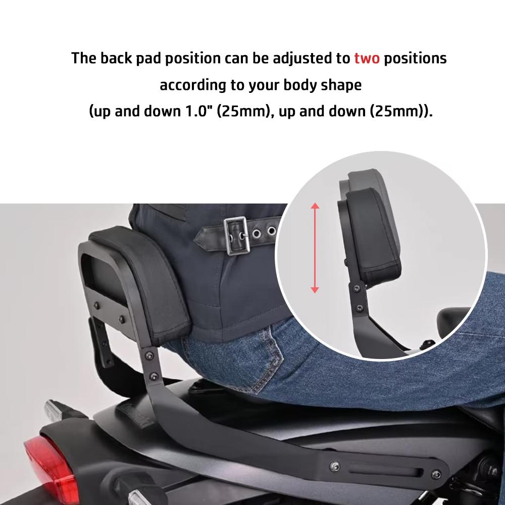 Motorcycle Accessories eliminator se 400 500 450Rear Passenger Backrest Cushion ELIMINATOR SE 400 450 500 2024 Rear Backrest Kit