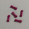 20pcs/bag Mixed Color Acrylic Thin 7x26mm Bamboo Curved Tube Loose Beads for DIY Bracelet Necklace Jewelry Craft Accessories