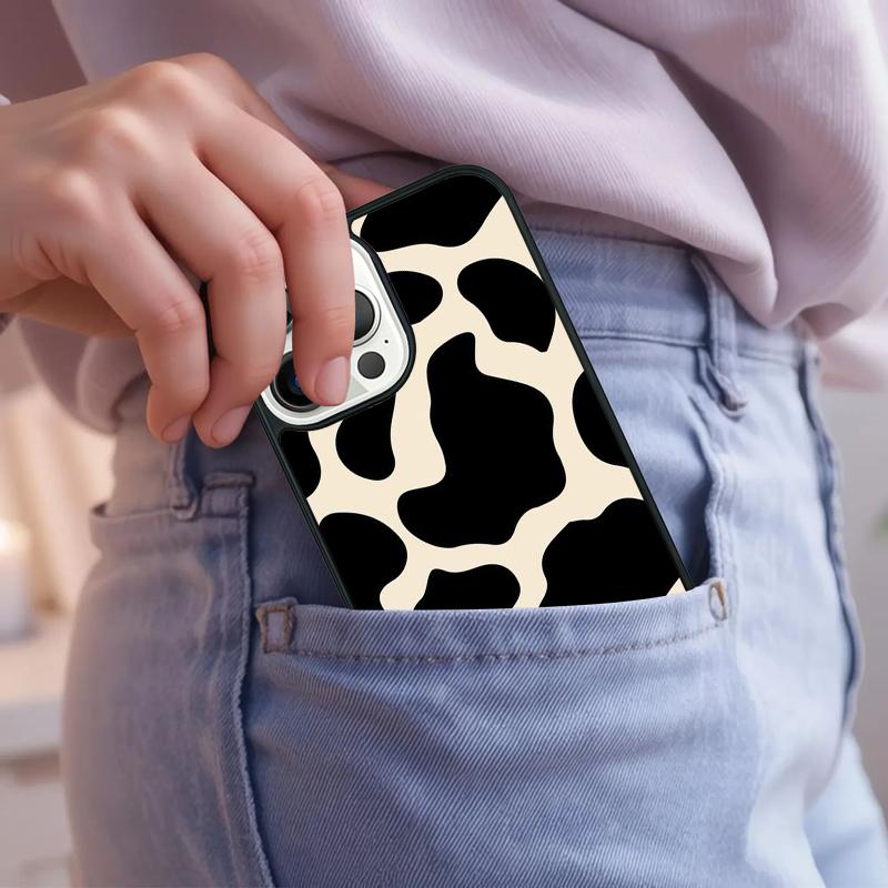 Dalmatiner Kuh Zebra Muster Handyhülle Für iPhone 17 Air 15 16e 14 13 Pro Max Coque 12 11 Pro Max PLUS Hülle