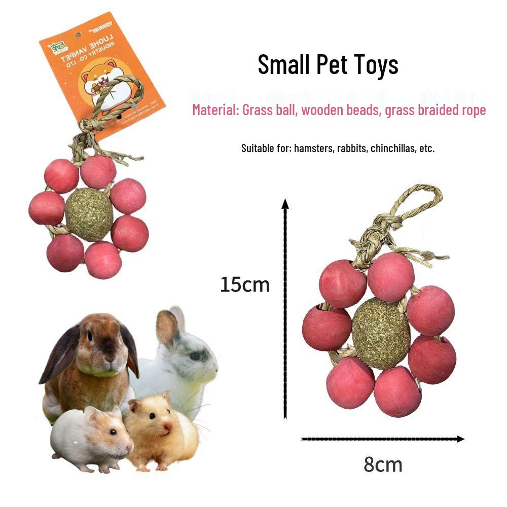 Wooden Hideout & Play Toys for Hamsters, Rats & Rabbits