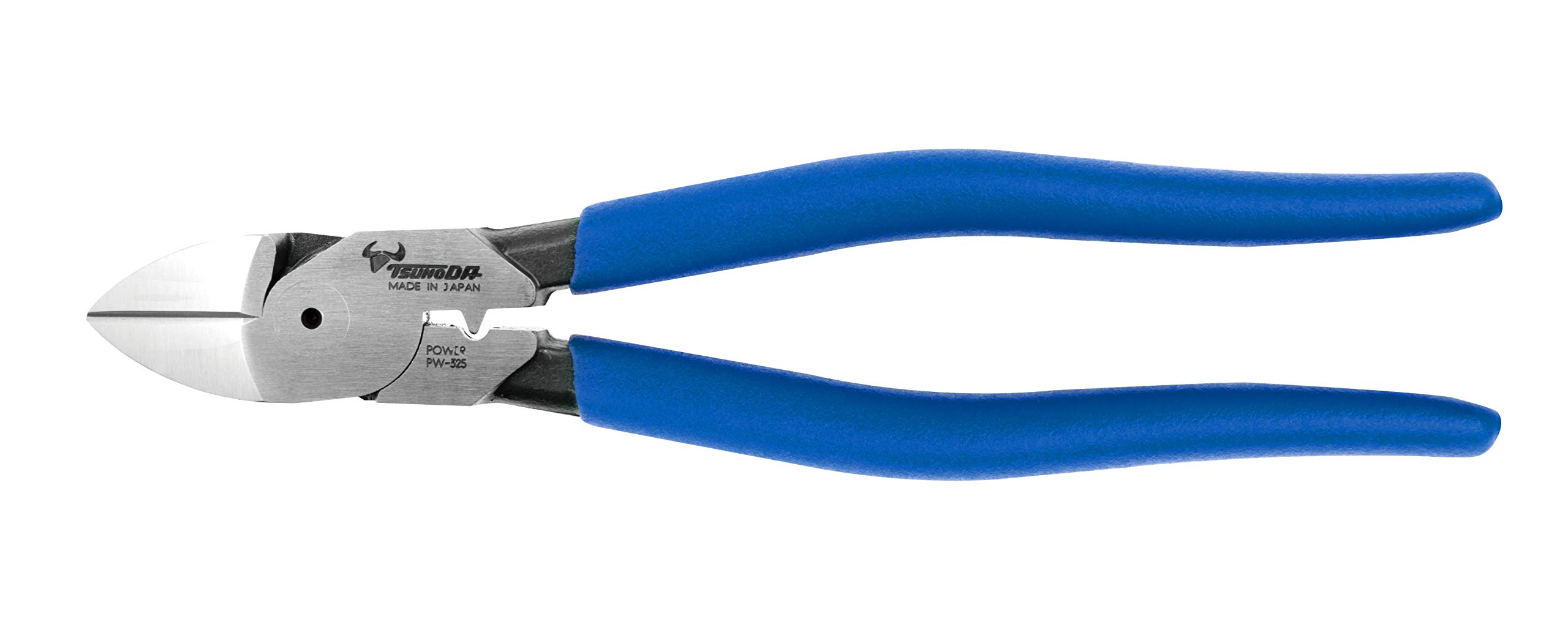 

Tsunoda Electrical Power Nippers Strong Blade 225mm with Crimp Function PW-325