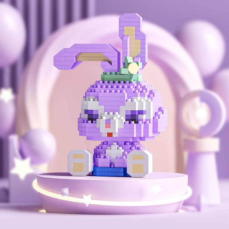 Miniature Particle Assembled Mini Cute  Children’S Gifts STEM Educational Building