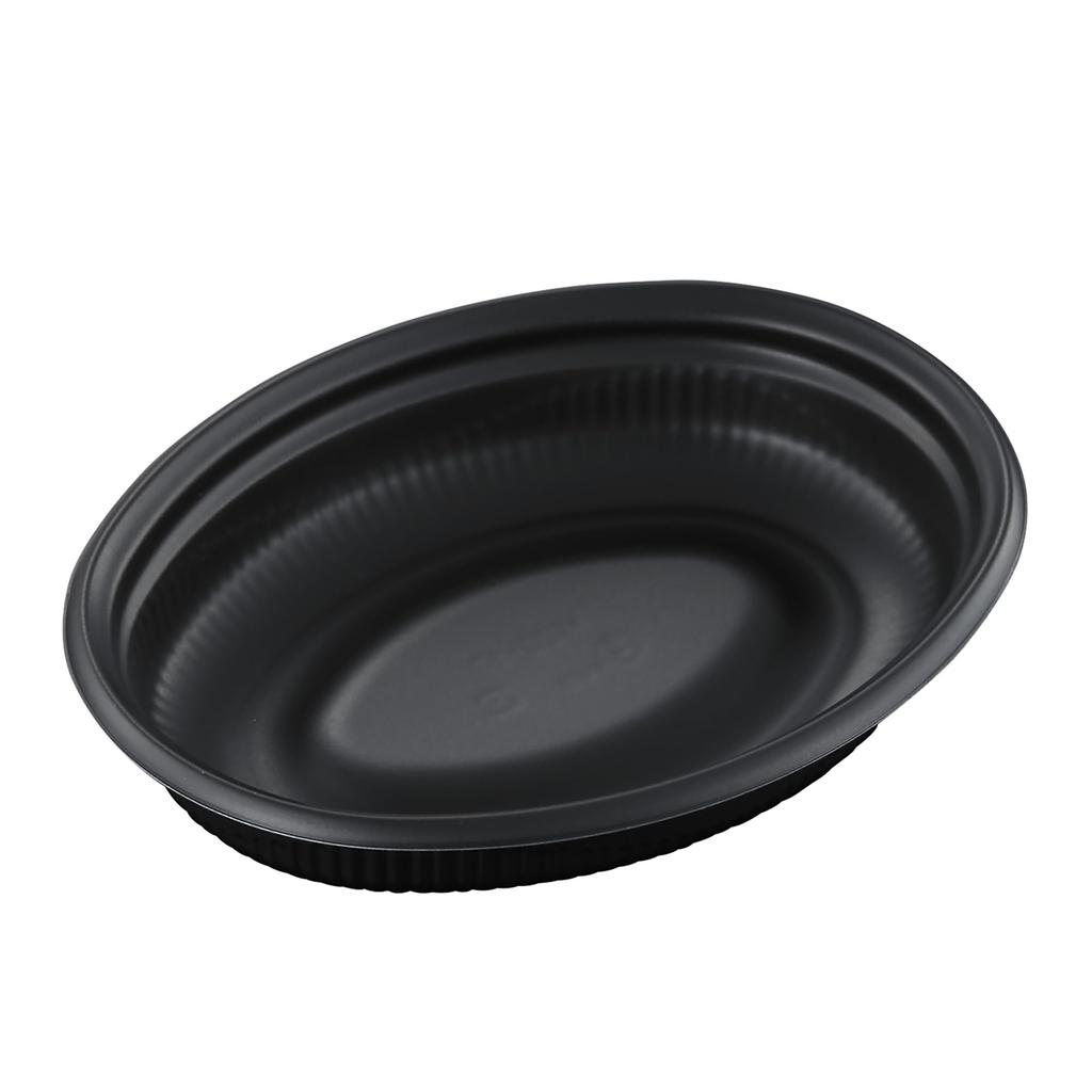 Chuo Made in Disposable SD Bistro 50 22 x 17 x 4 cm Kagaku, Japan, Container, M22-17 BK, Body, pieces, Size Approx.