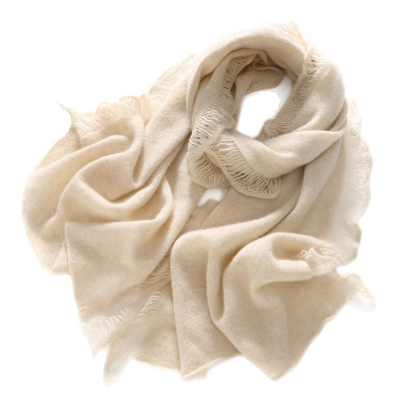 Stylish Cashmere Tassel Scarf for Women – Soft, Warm, and Artistic for Autumn/Winter