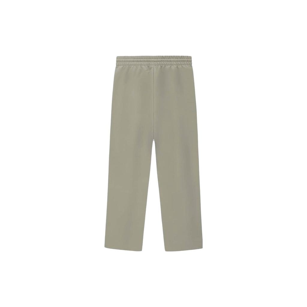 Fear of God x Adidas Essentials Drawstring Mid-Rise Knit Track Pants Unisex Bottoms Clay IS8723