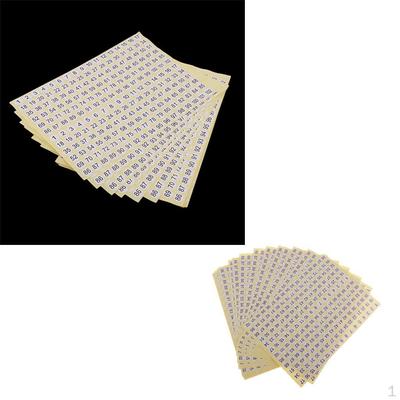 30x Self- Paper Labels 102 Printed, For Inventory, Home And Office Organization