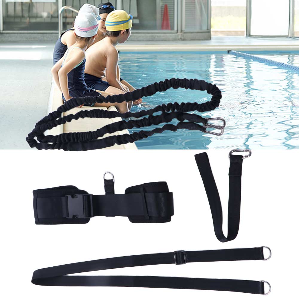 Resistance Bands Swimming Training Belt Training Leash Pool Swim Trainer  Sports Equipment