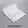 Multifunctional Watercolor Palette: 33/18 Grid Foldable Mixing Box with Flip-Top for Gouache Paints