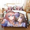 3D Print Anime Kawaii Grils Pretty Derby Bedding Sets Duvet Cover Set With Pillowcase Twin Full Queen King Bedclothes Bed Linen