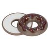 Fidget Toy Magnetic Anxiety Pressure Relieving Doughnut Fidget Slider for Adults Kids Brown
