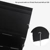 Camp Stove Wind Protection Board 8 Plates Folding Portable Outdoor Camping Stove Wind Protection Shield with Carrying