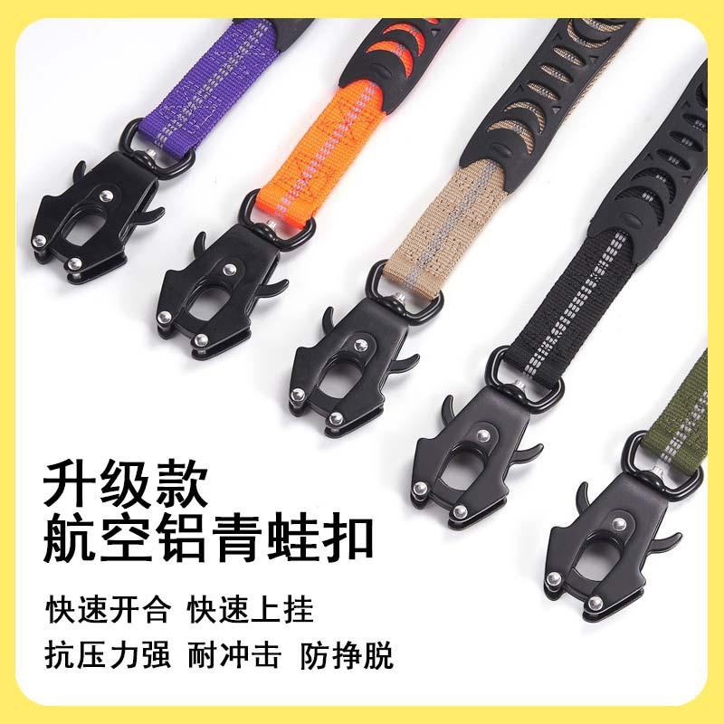 Adjustable Reflective Dog Leash With Heavy-Duty Frog Clip Medium To Large Dogs