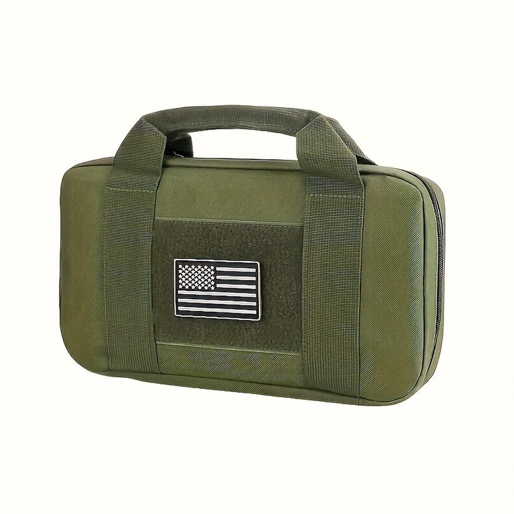  Pistol Hand Case Bag Soft  Carrying Storage Bag Pistol Shooting Range Bag Hand Bag for Full-Size Hands