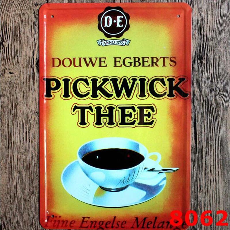 1pc Retro Metal Poster Coffee Sign Decor Plaque Vintage Tin Sign House Art License Poster Cafe Bar Metal Plates Wall Home Decor