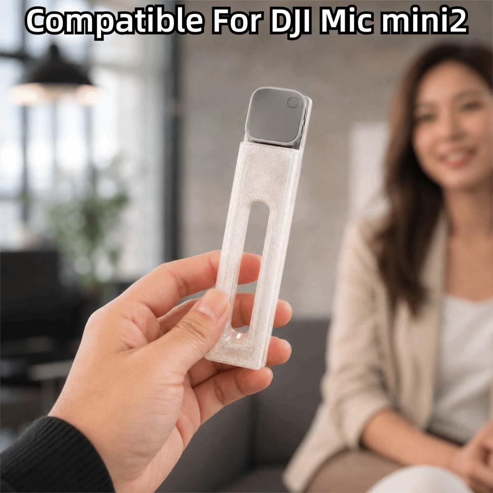 Open Frame Wireless Microphone Holder Microphone Handle Stand for DJI Mic mini2 Audio Recording