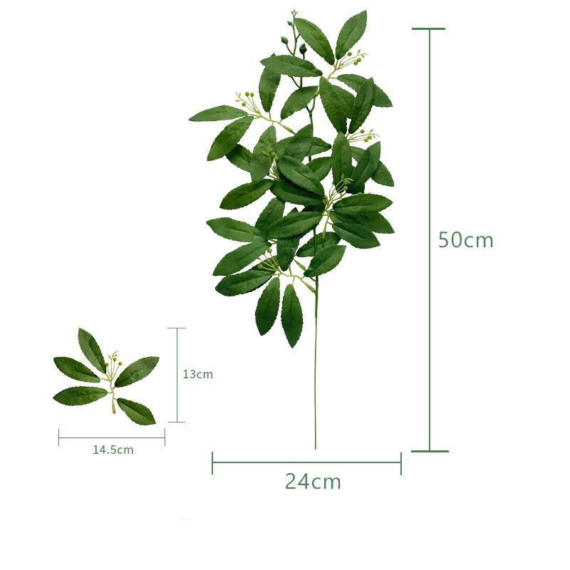 

1 шт. Искусственный букет из листьев ивы, растение, декор для дома, комнаты, искусственное растение, для помещения, спальни, сада, свадебное украшение, DIY, ваза, украшения