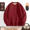 Men's Loose Trendy Lambswool-Lined Hoodie - Warm Long Sleeve Autumn/Winter Top
