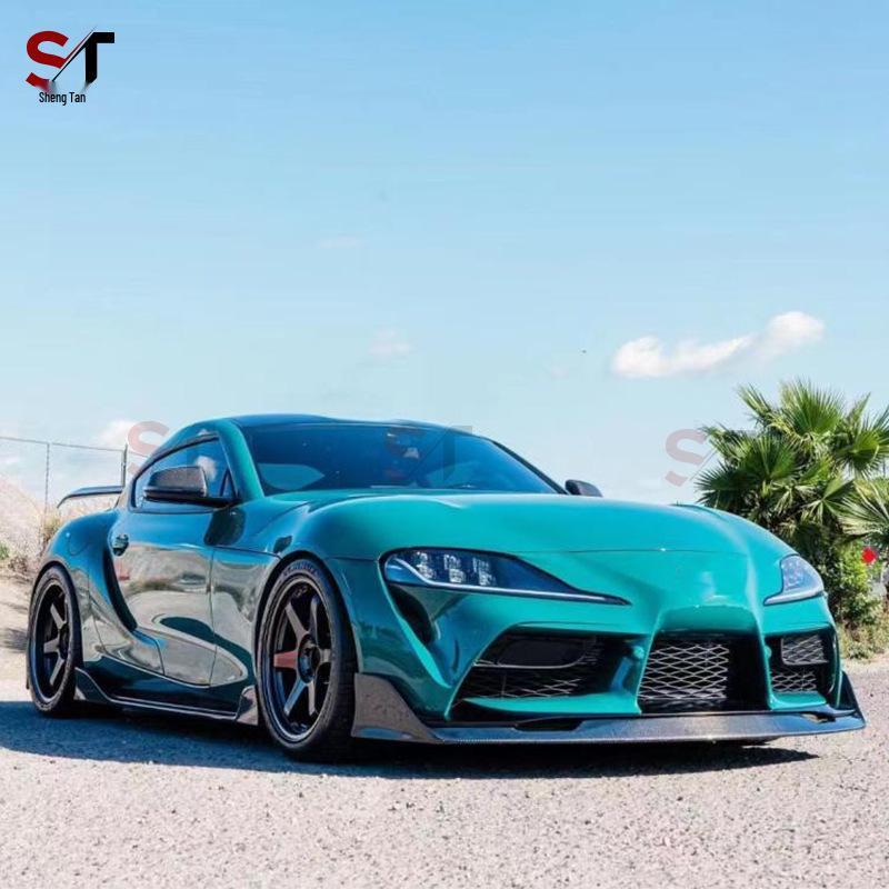 Compatible with Toyota SUPRA A90 A91 MK5 AG Front Lip Carbon Fiber Splitter Kit.