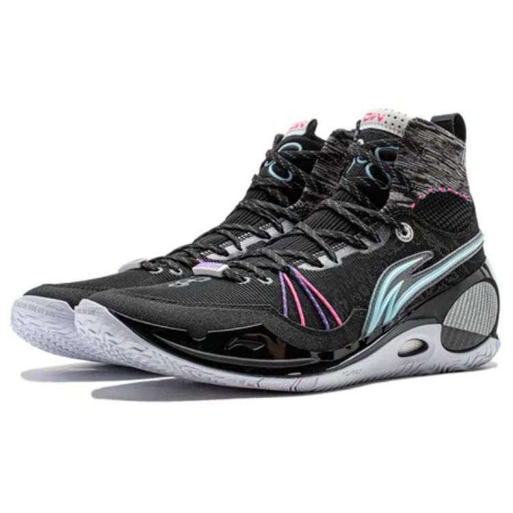 Li-Ning Way of Wade 808 3 Ultra V2 Team No Sleep Men Sneakers Black ABAU013-4
