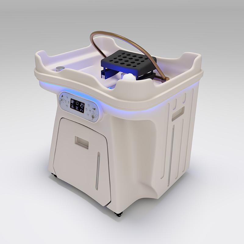 EU Warehouse Water Circulation Head Spa Shampoo Chair, Hairdressing Chair. Portable Small Shampoo Station, Chair Mobile Therapy