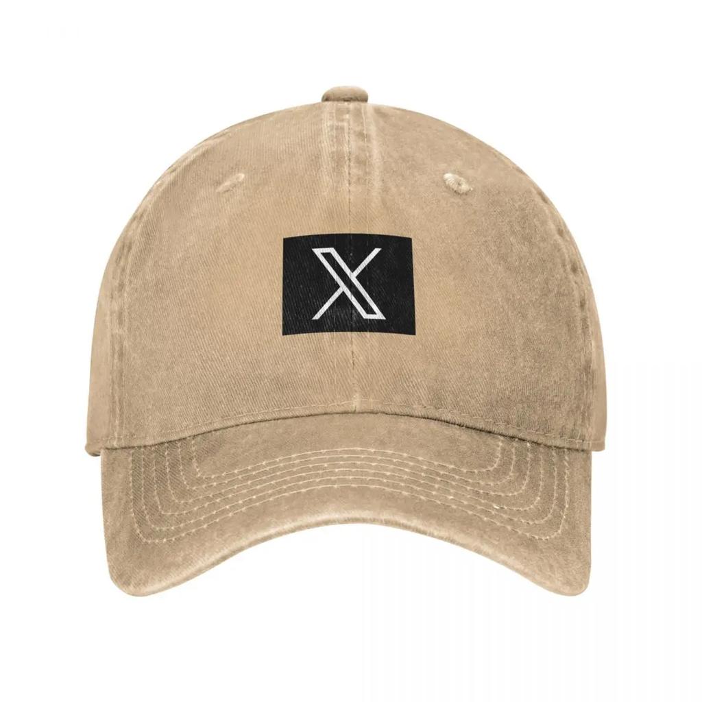 New Twitter Logo Baseball Cap Hat Men Fishing Hat Sunscreen Womens Golf Wear Mens