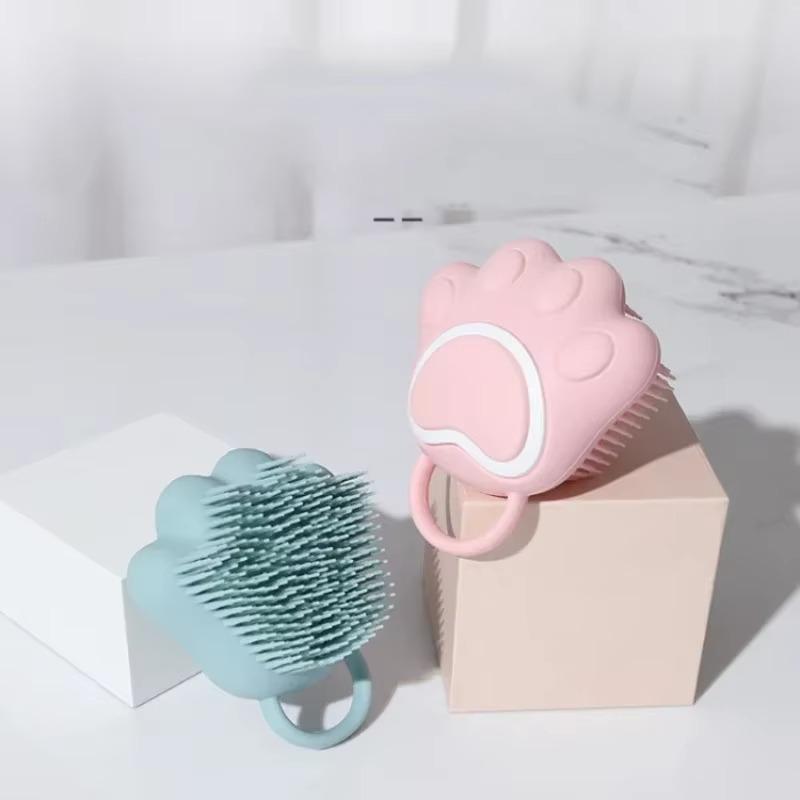 Bath Brush 1PC Bedding Cat & Dog Scrubbing Bath Brush Pet Bathing Cleaning Supplies Massage Equipments Grooming Smooth Hair
